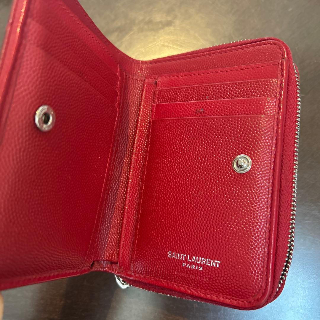 YSL サンローラン　二つ折り財布