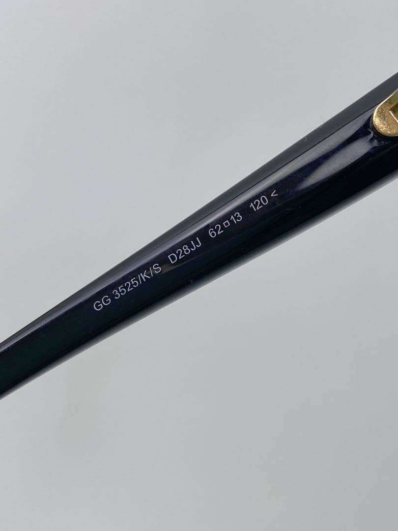 美品 GUCCI グッチ サングラス ラブリーハート ブラック ブルー