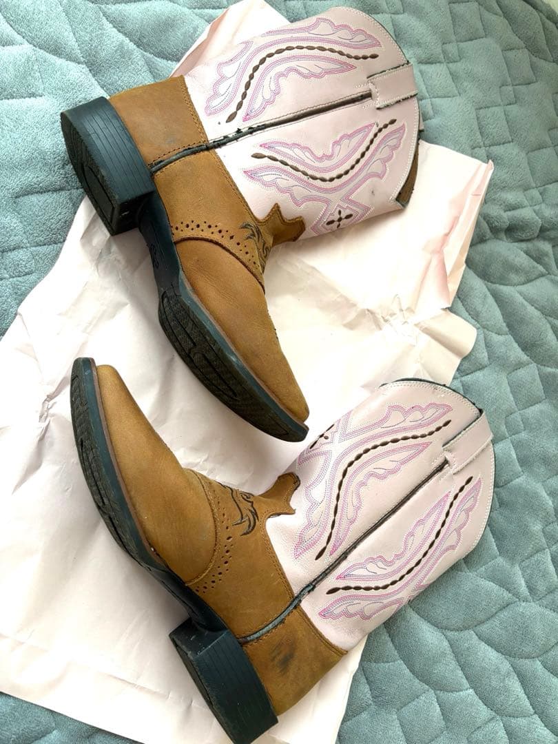 古着 ウエスタンブーツ Justin 22.5～23センチ