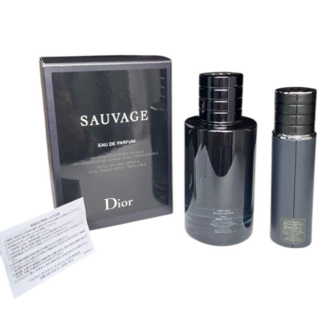 Dior ソヴァージュ オードゥパルファン 100ml トラベル用 10ml