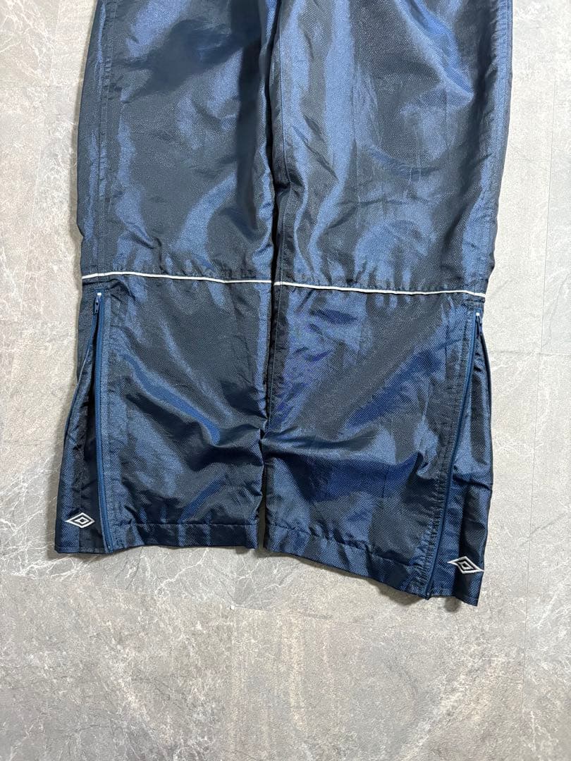 パンツ 00s UMBRO 2way ripstop nylon pants navy