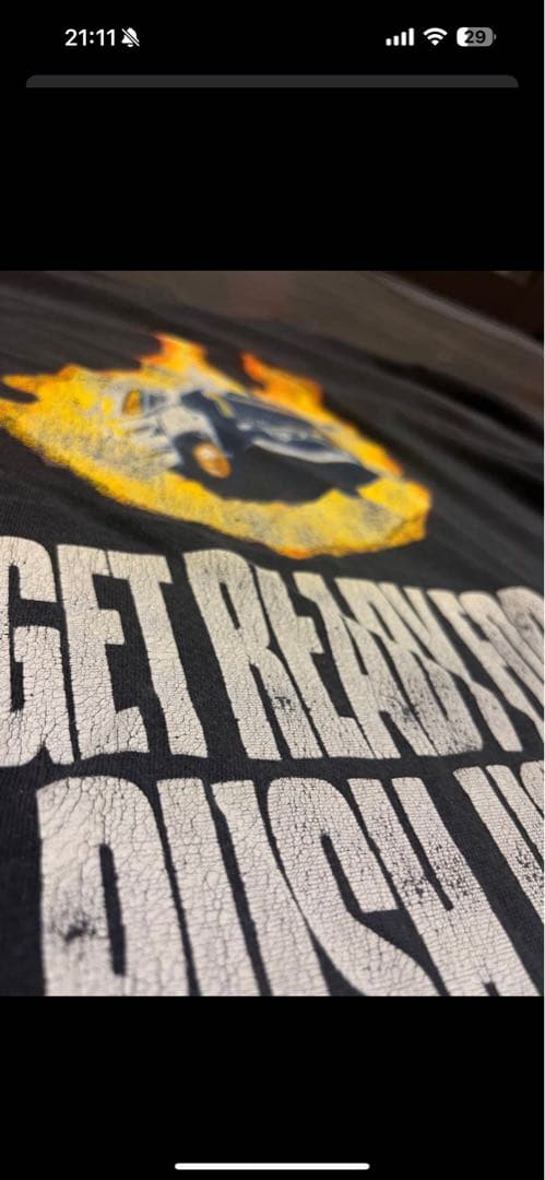 SPEED Tシャツ 黒色 コットン