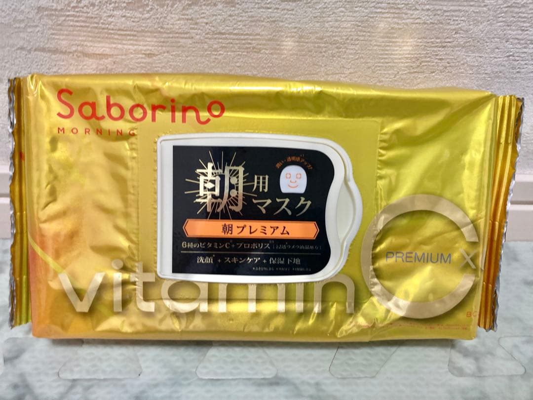 【5個】サボリーノ　 目ざまシート プレミアム ビタットC　新品　未開封