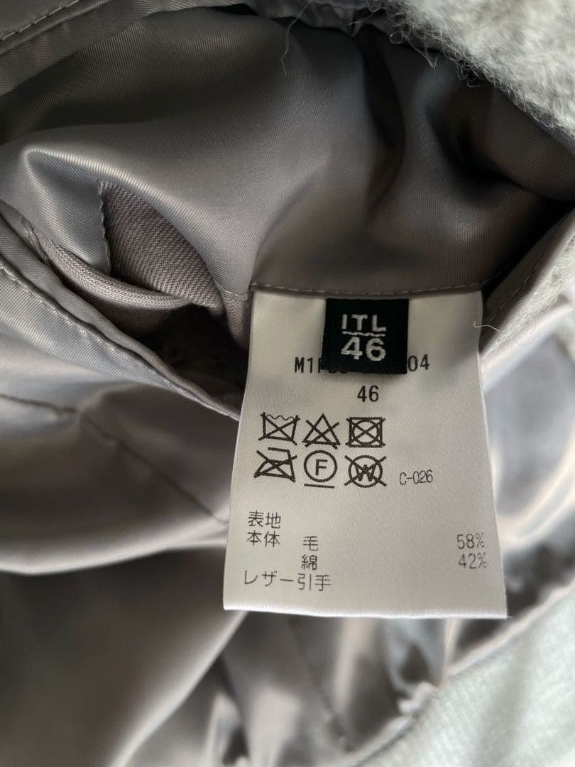 EPoca Uomo フード付きグレーブルゾン　着用少ない超美品