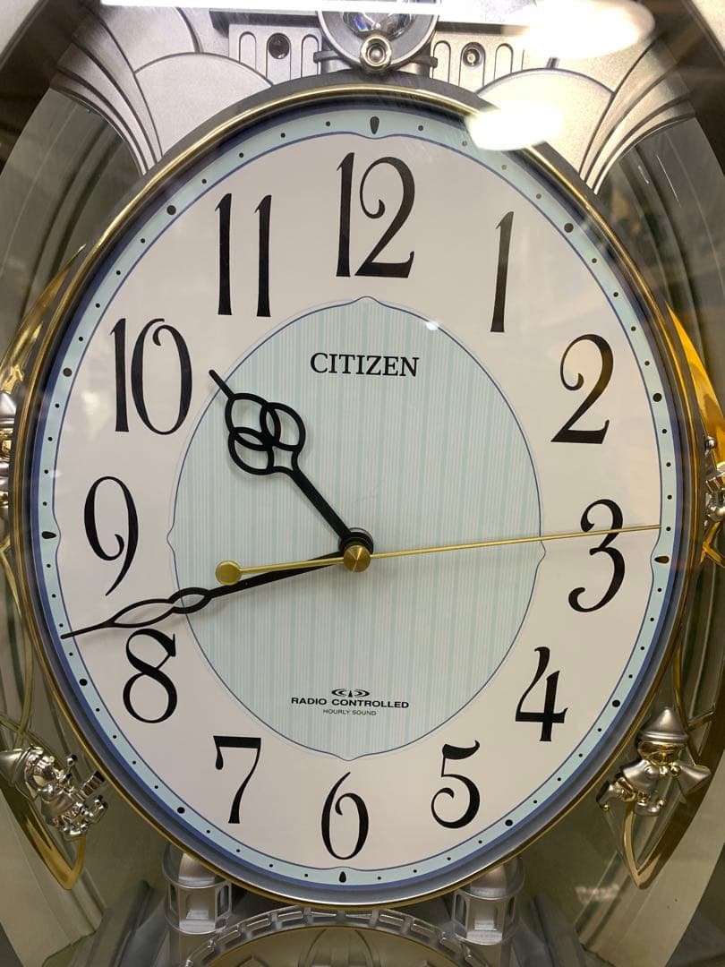 【中古】CITIZEN シチズン RADIO CONTROLLED 壁掛け時計
