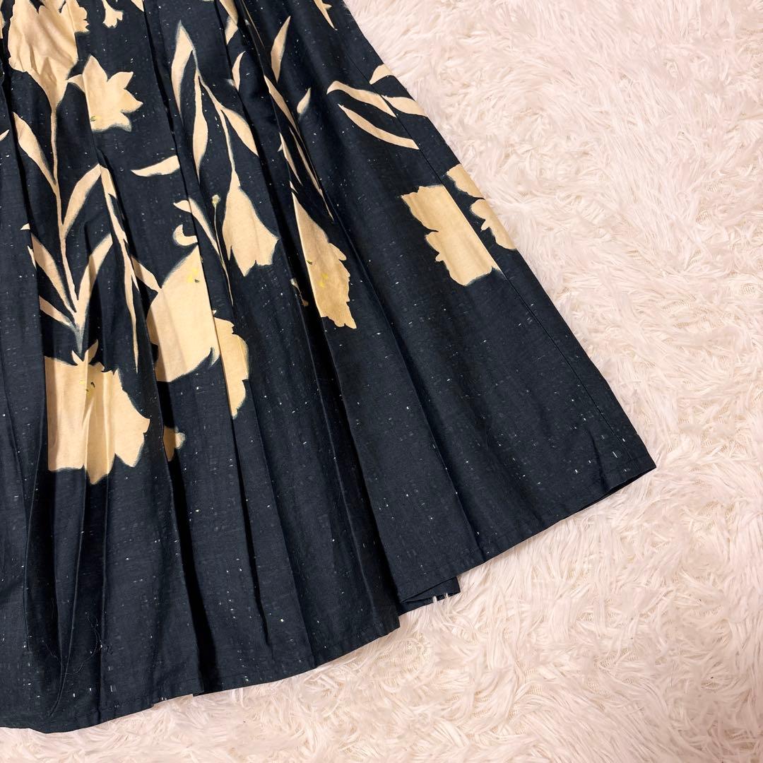 【新品未使用✨近年モデル】パラスパレス 花柄 ロングスカート ギャザー フレア