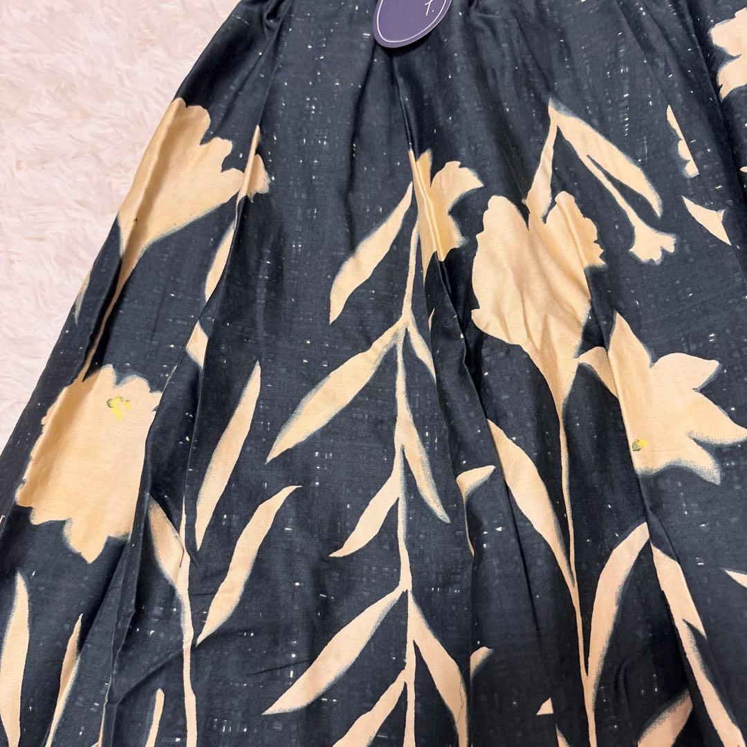 【新品未使用✨近年モデル】パラスパレス 花柄 ロングスカート ギャザー フレア