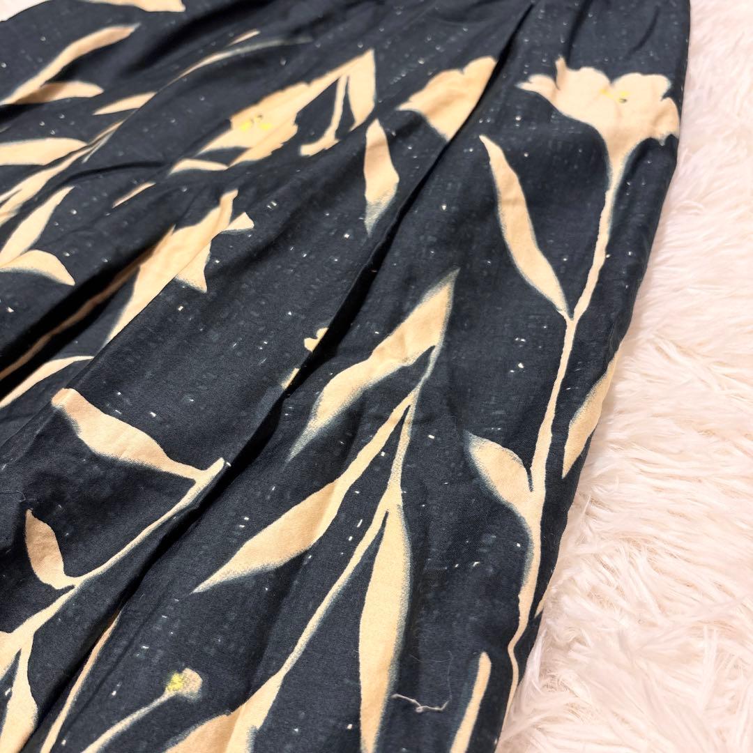 【新品未使用✨近年モデル】パラスパレス 花柄 ロングスカート ギャザー フレア