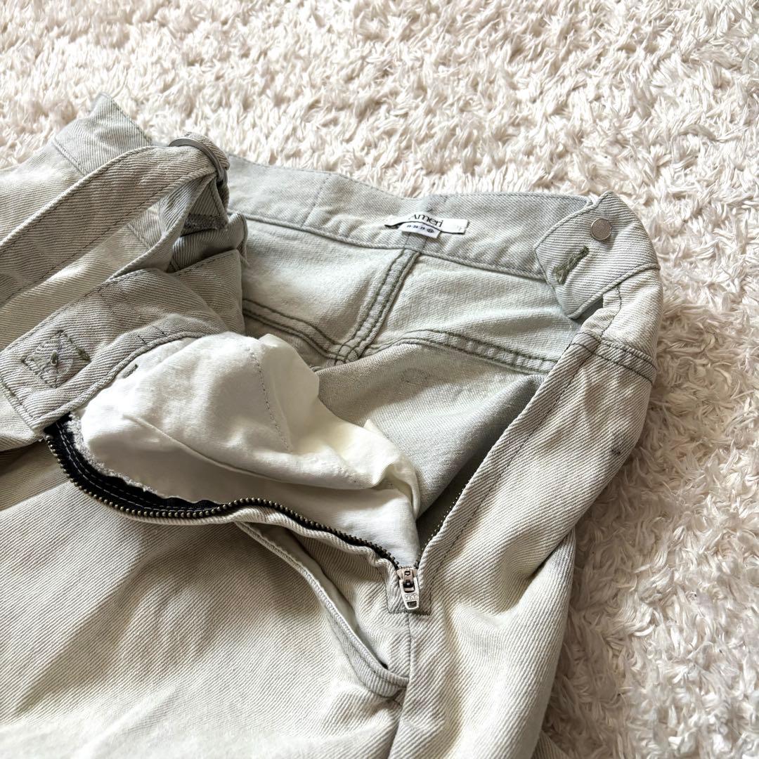 極美品✨25年発売 Ameri WRAP DENIM WIDE PANTS L