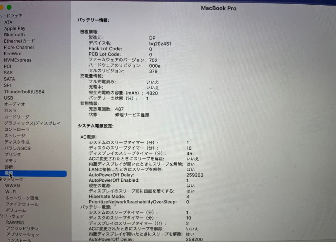 MacBook Pro Retina ディスプレイ 13インチ高性能ノートブック