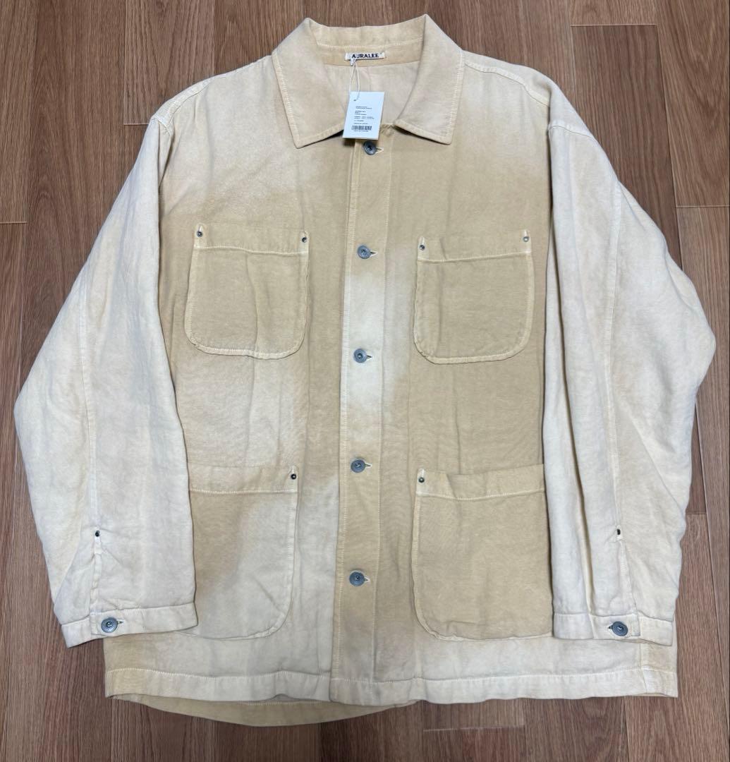 AURALEE WASHI DUCK CANVAS BLOUSON サイズ4