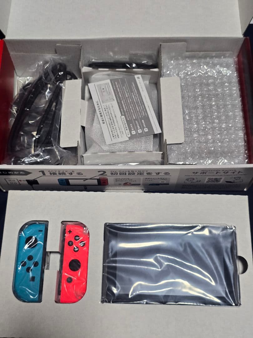 【ほぼ未使用】Nintendo Switch 本体 完品 動作確認済み