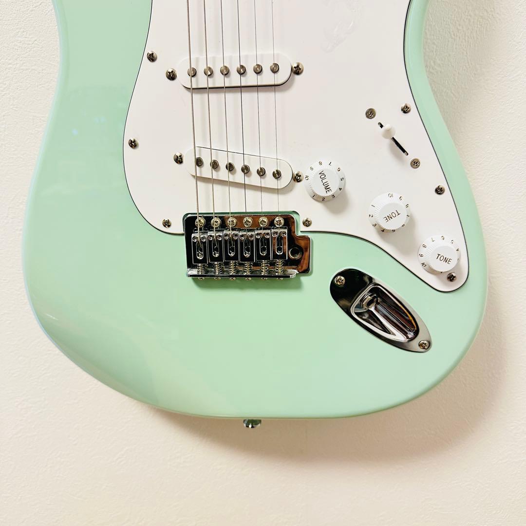 Fender Squier ストラト キャスター レインボートーン グリーン