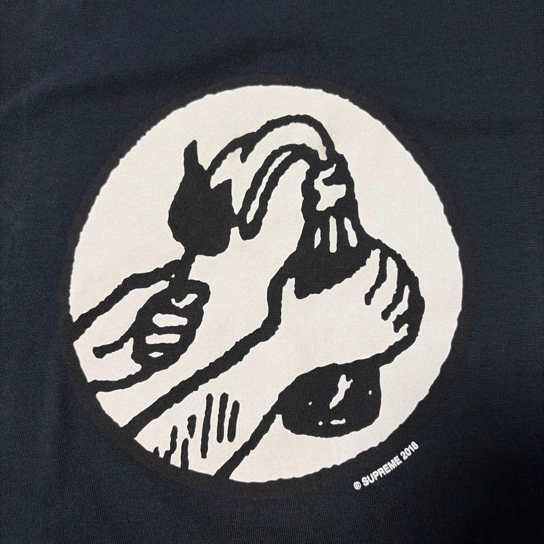 Supreme “Molotov Tee” ネイビー L