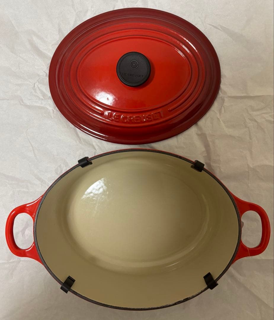 再お値下げ★LECREUSET♬ココットオーバル23cm両手鍋★新品未使用