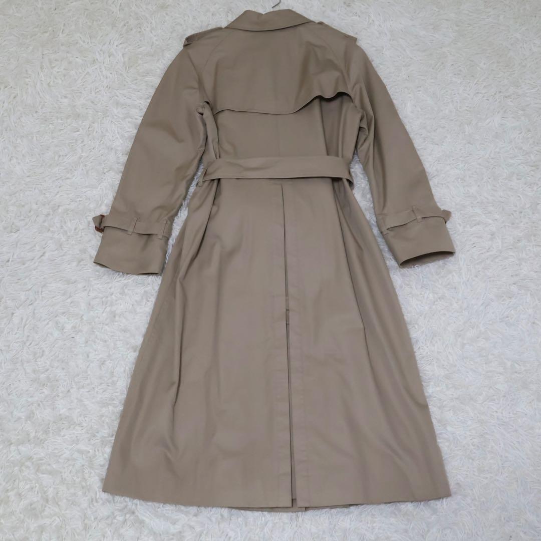 バーバリー　トレンチコート　ベージュ　ノバチェック　ブラウン系