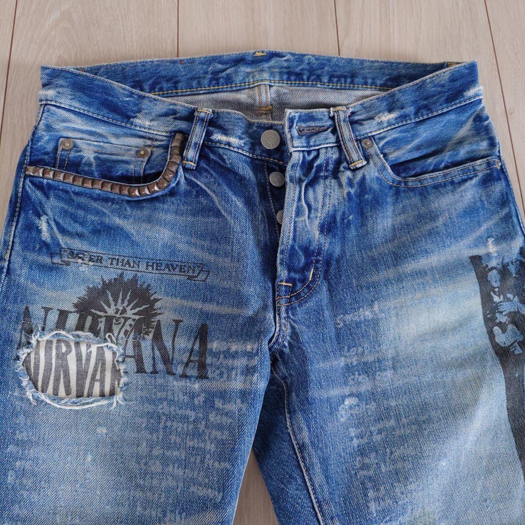 ヒステリックグラマー　NIRVANA 　ボーイフレンドデニム