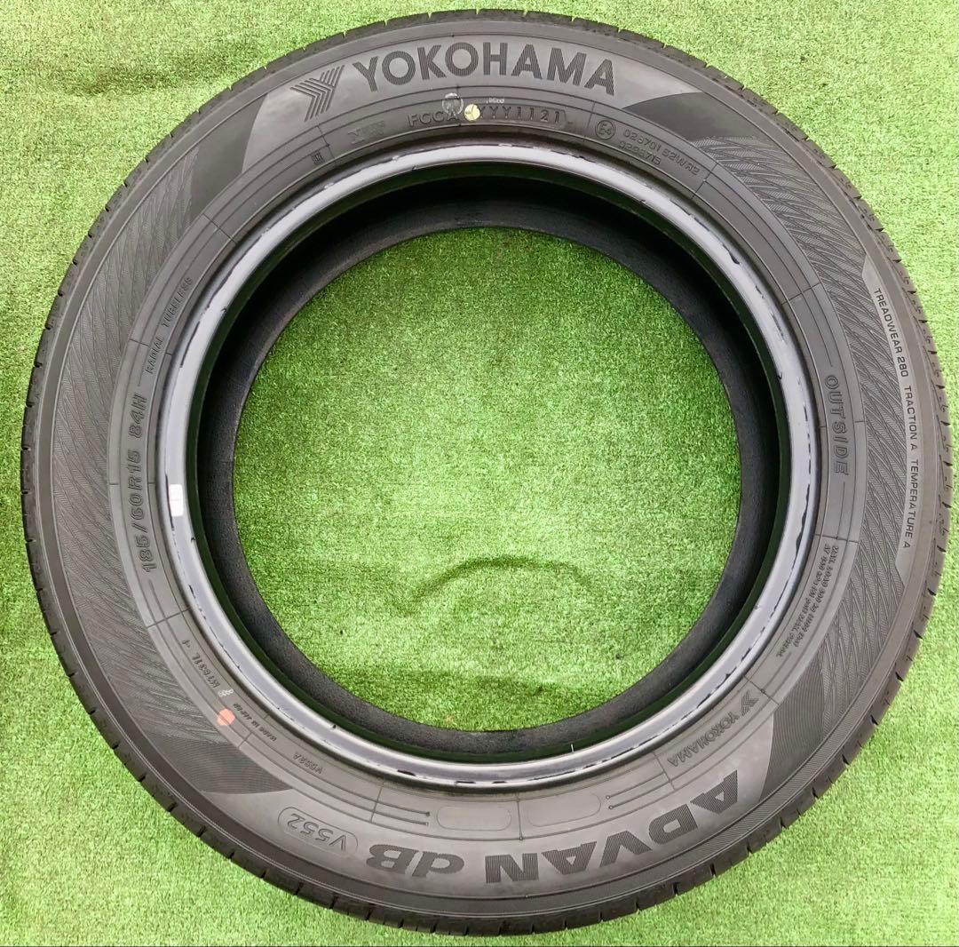 185/60 R15 YOKOHAMA ADVAN DB V552ラジアルタイヤ