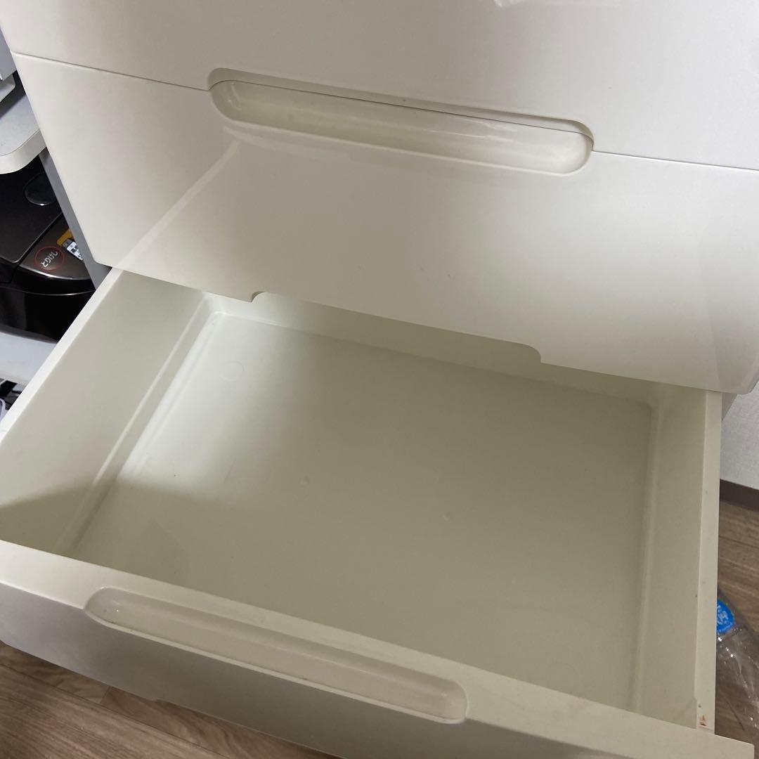 ホワイトプラスチックチェスト 7段