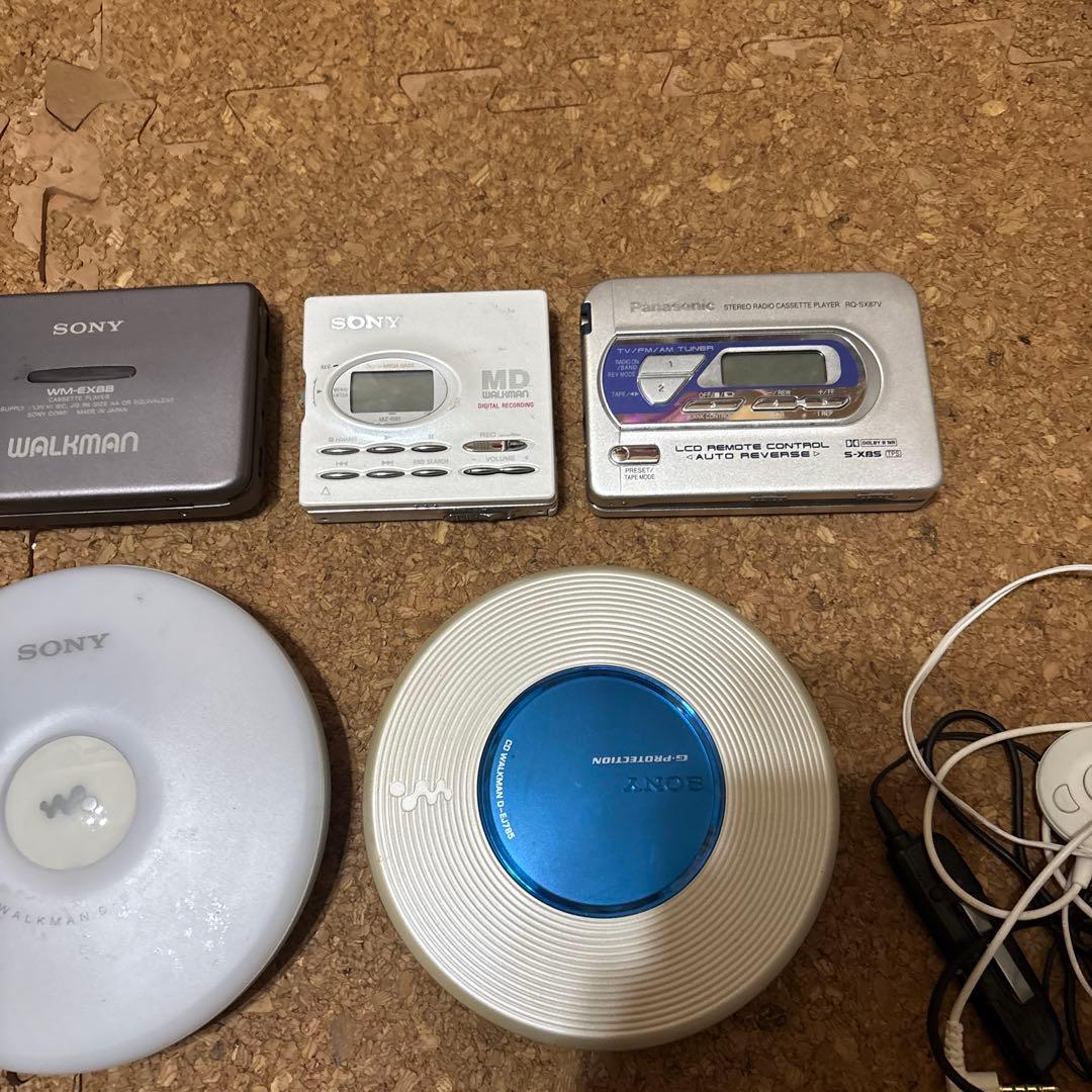 SONY WALKMAN Panasonic ラジカセ　MD CDプレーヤー