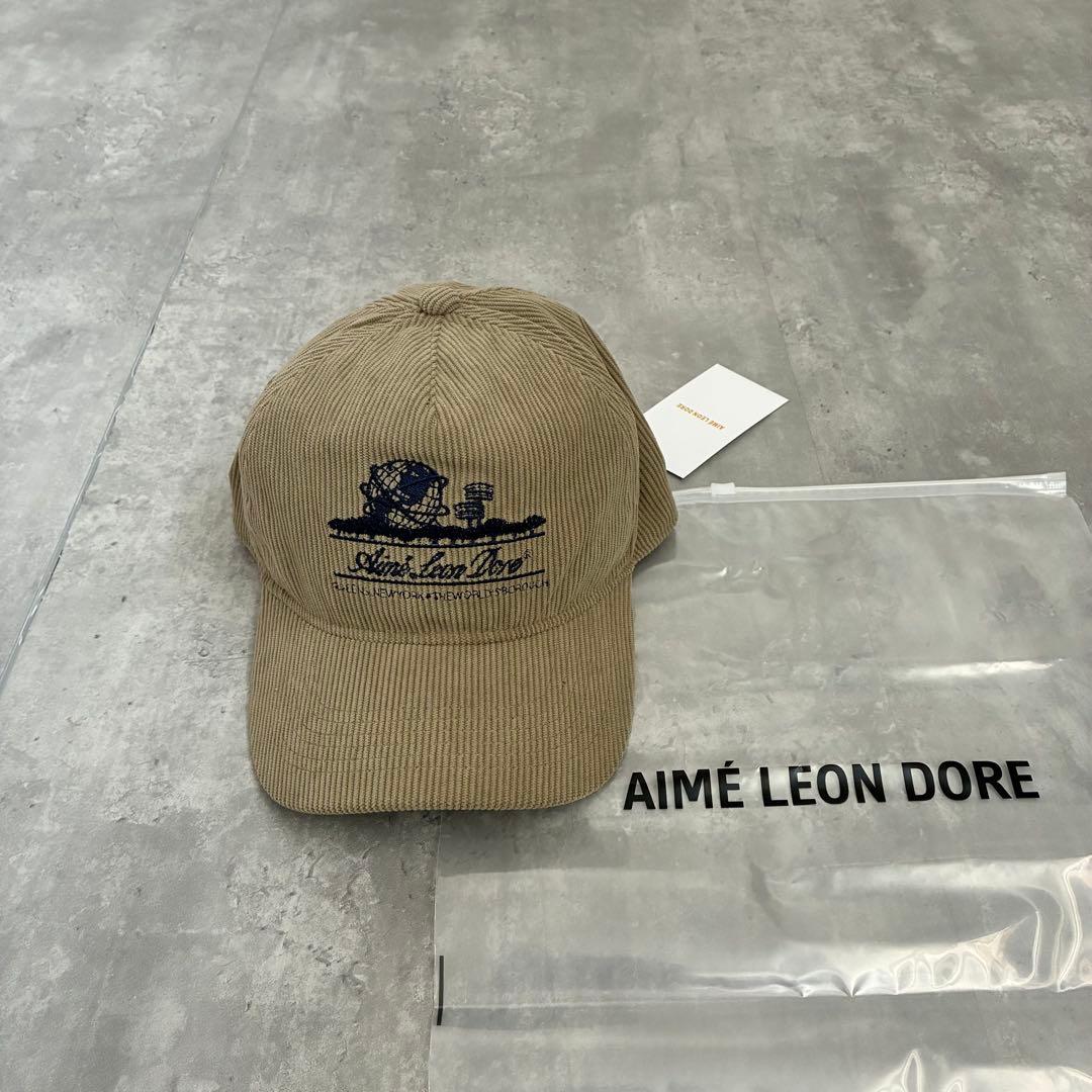 AIMÉ LEON DORE コーデュロイキャップ　ベージュ