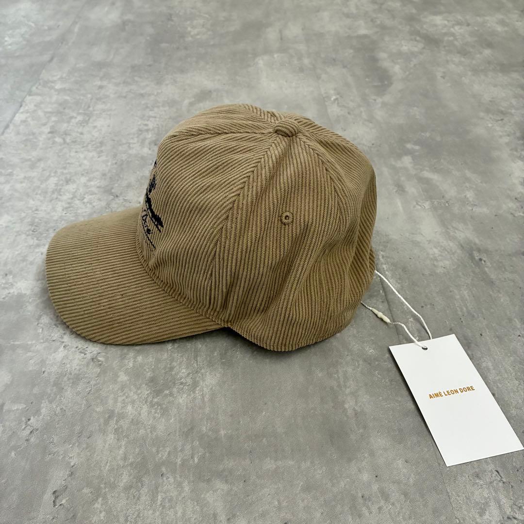 AIMÉ LEON DORE コーデュロイキャップ　ベージュ