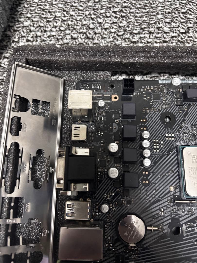 ryzen5 3600 + b550m hdv + リテールクーラー