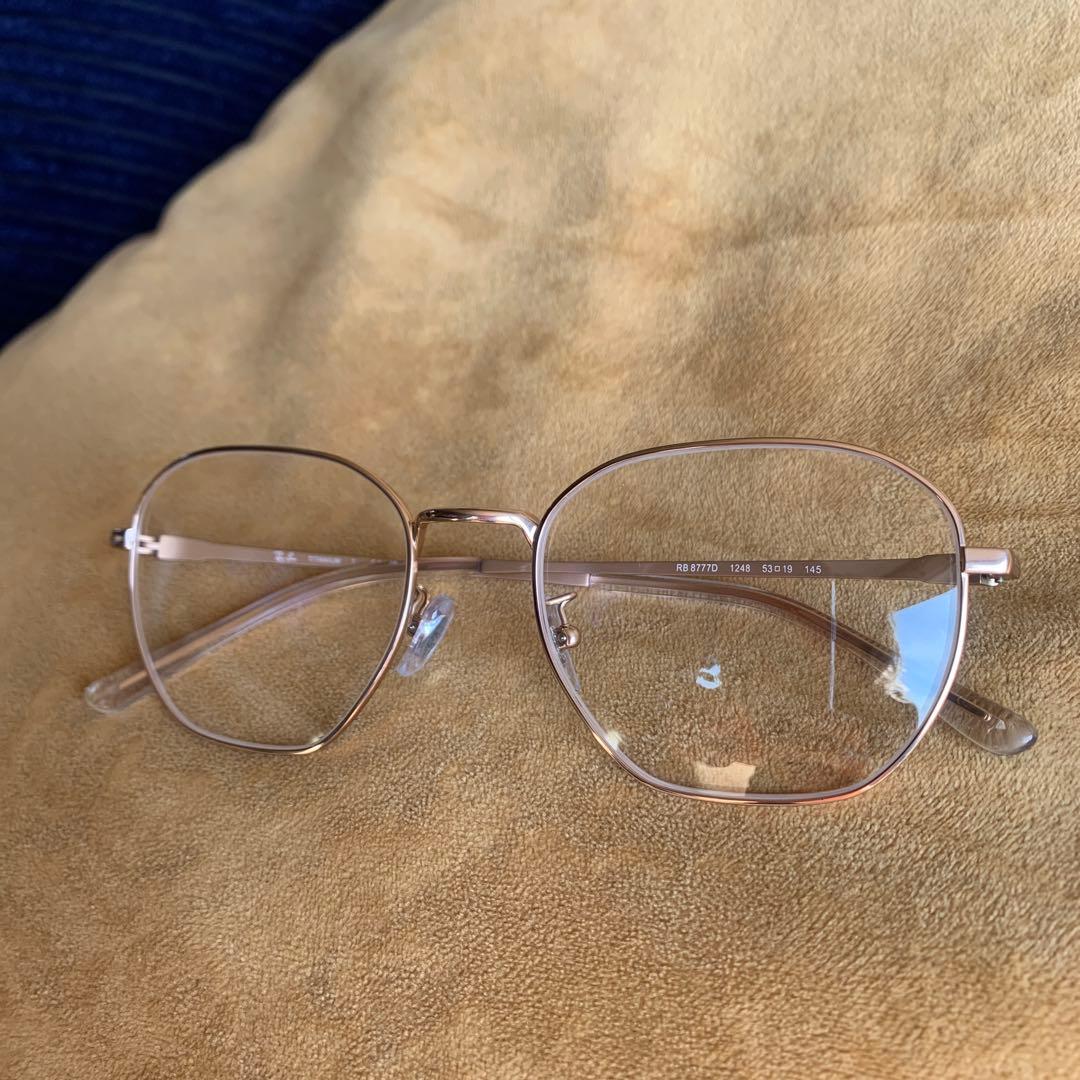 BOBS様　美品Ray-Ban RB 8777D ゴールドフレームクリアレンズ