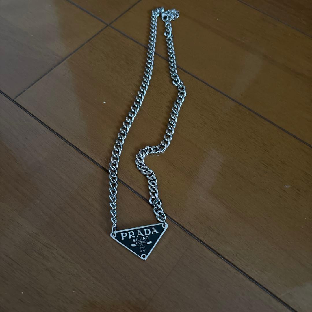 値下げ！！PRADA シルバー ネックレス