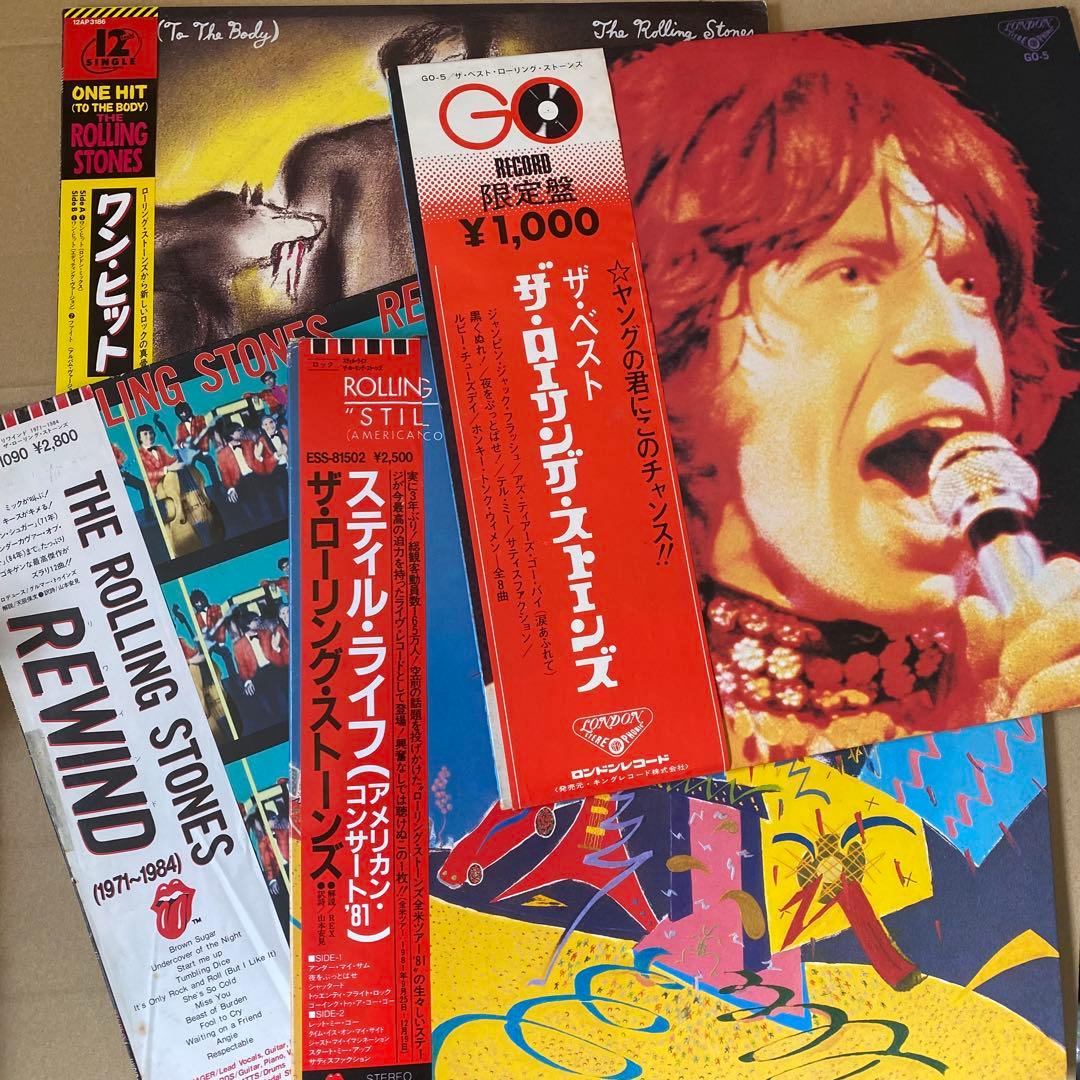 The Rolling Stones 日本盤オビ付き４枚