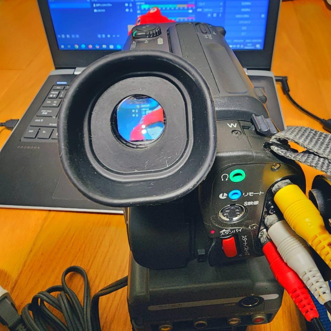 【動作確認済】SONY Hi8 高画質 ビデオカメラ ステーションセット