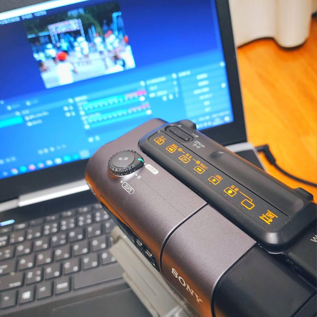 【動作確認済】SONY Hi8 高画質 ビデオカメラ ステーションセット