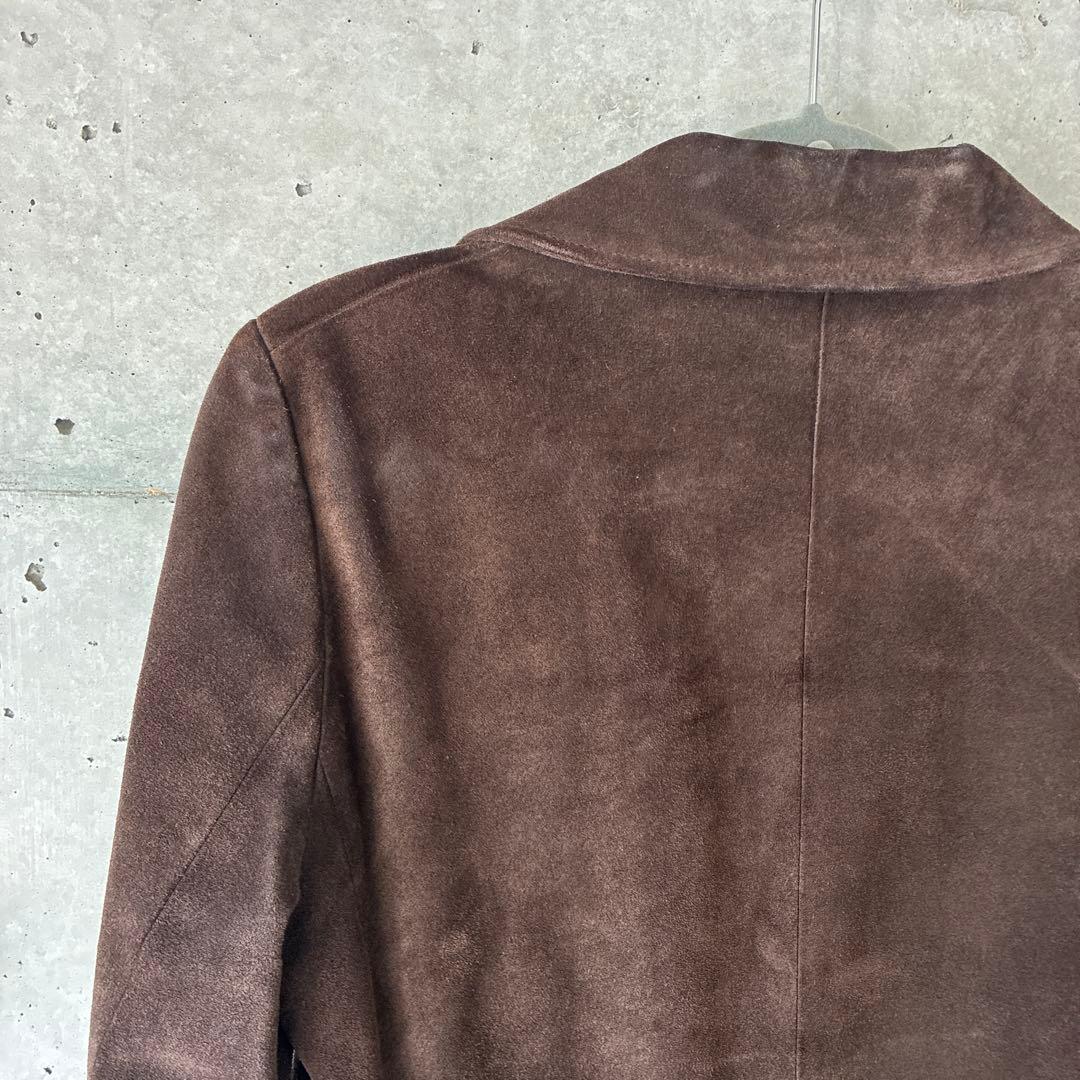 A.P.C. ブラウン スエード テーラードジャケット