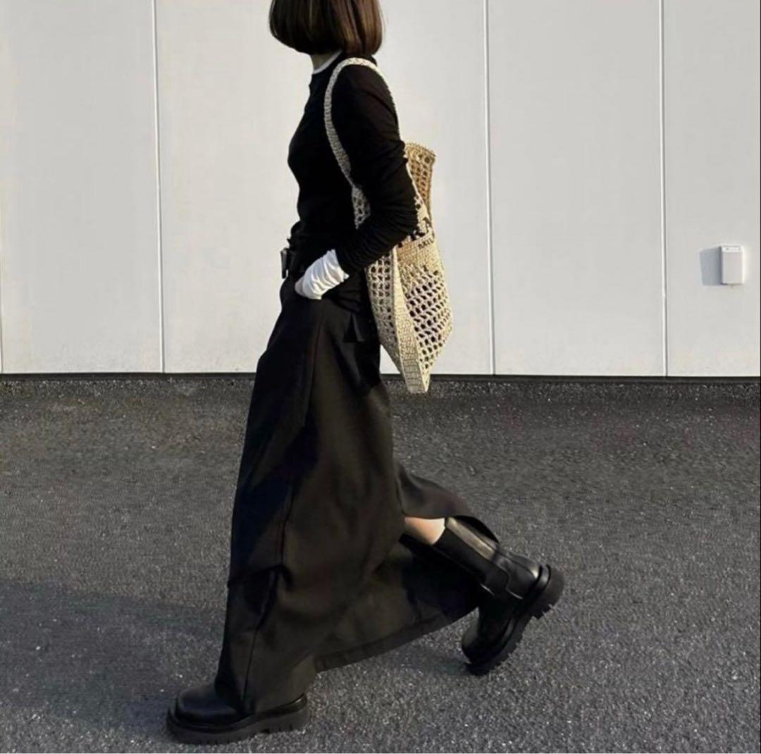 ok.soon maxi skirt ブラック