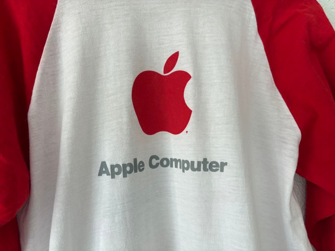 ポ*。様 Apple ラグランTシャツ ヴィンテージ
