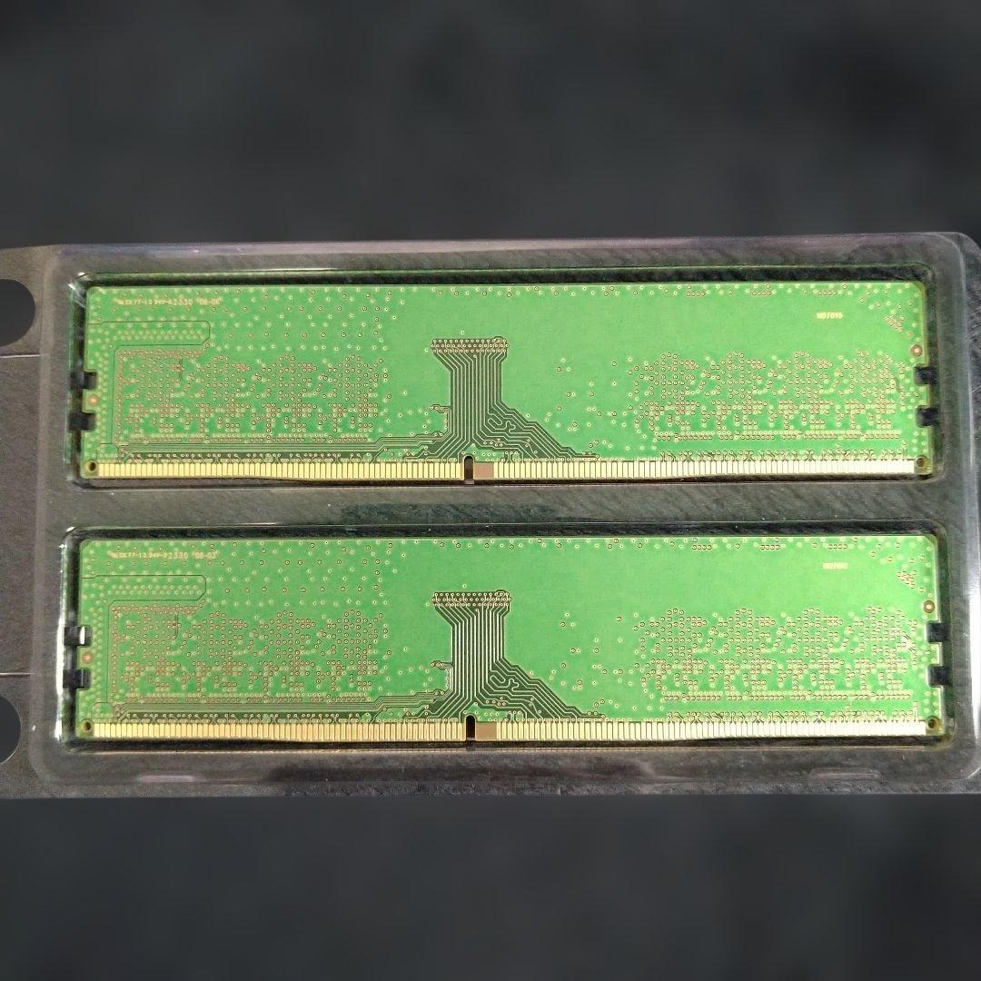 【動作確認済み】Samsung製 DDR4-3200 16G（8GB×2）