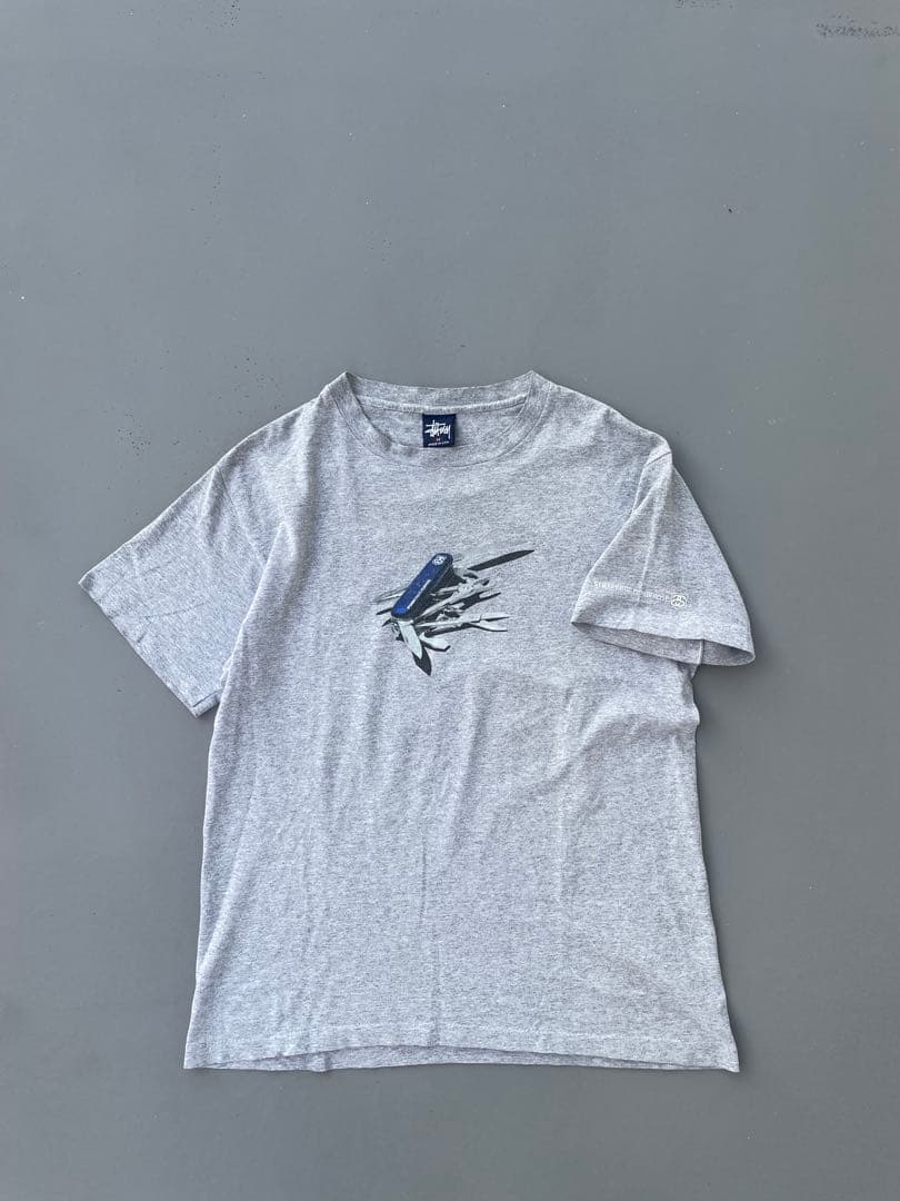 ナ*ウ様 ステューシーTシャツoldステューシー90sMADE INUSAシング