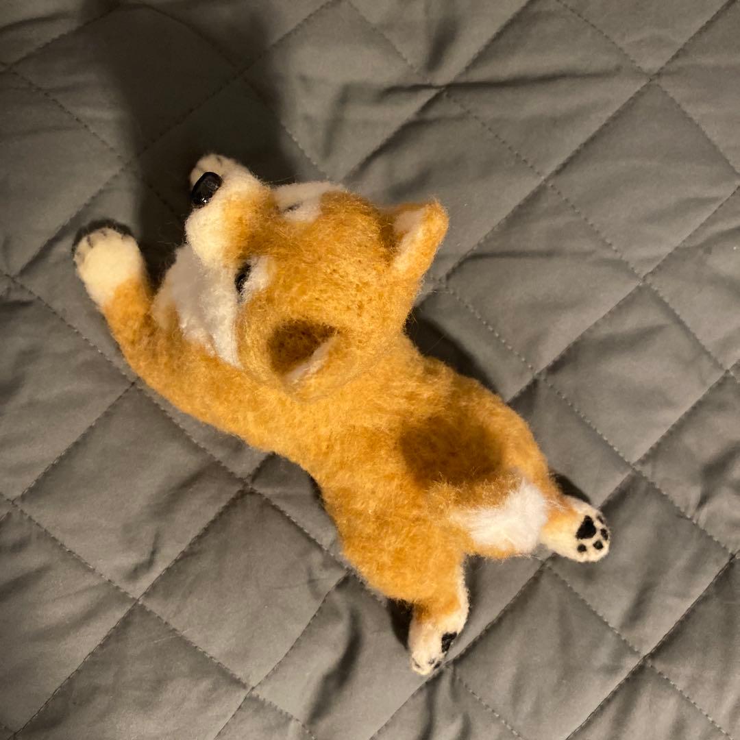 羊毛フェルト　柴犬