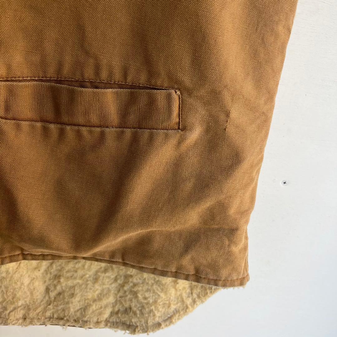 80s Carhartt ダックベスト 内ボア カーハート アメカジ 星タグ