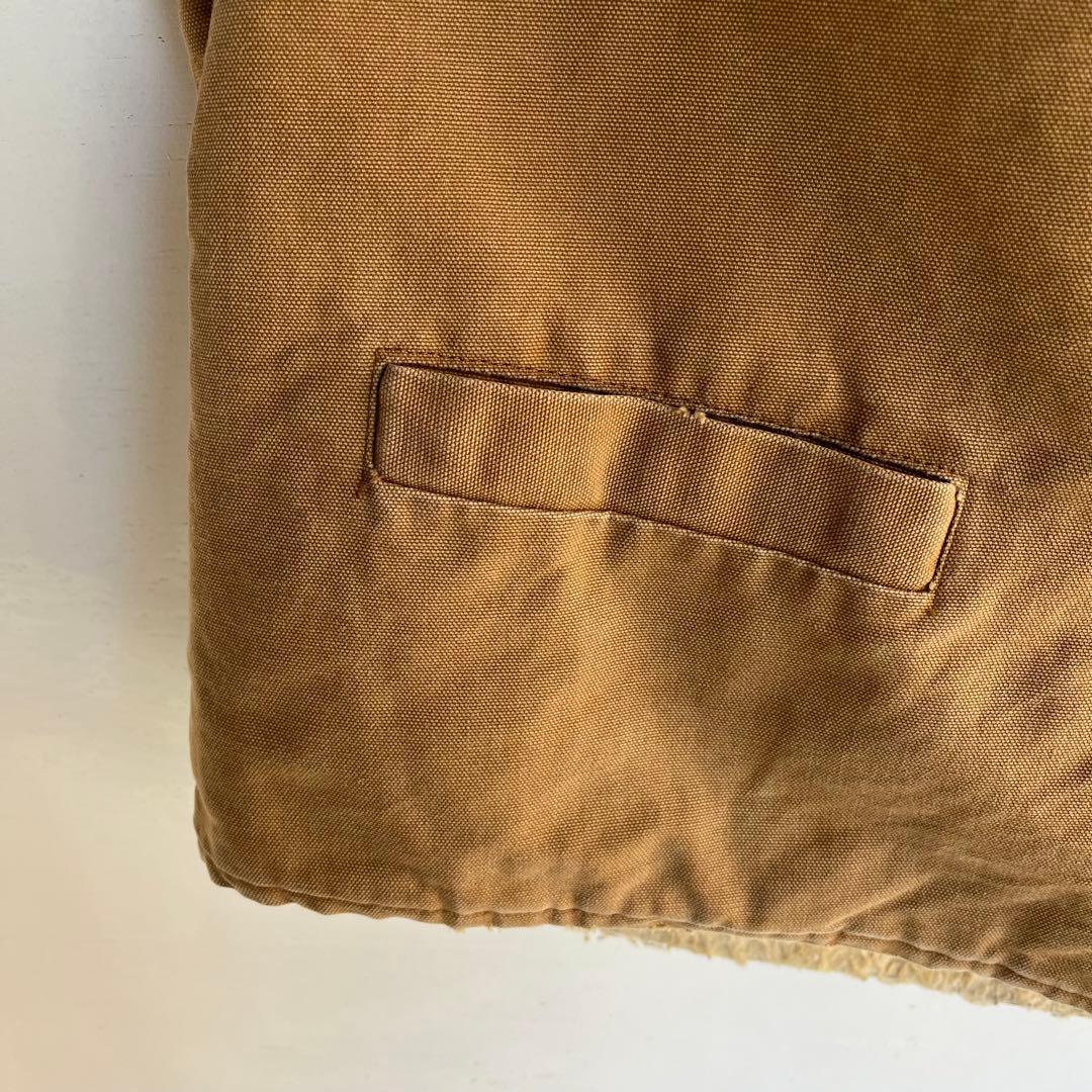 80s Carhartt ダックベスト 内ボア カーハート アメカジ 星タグ