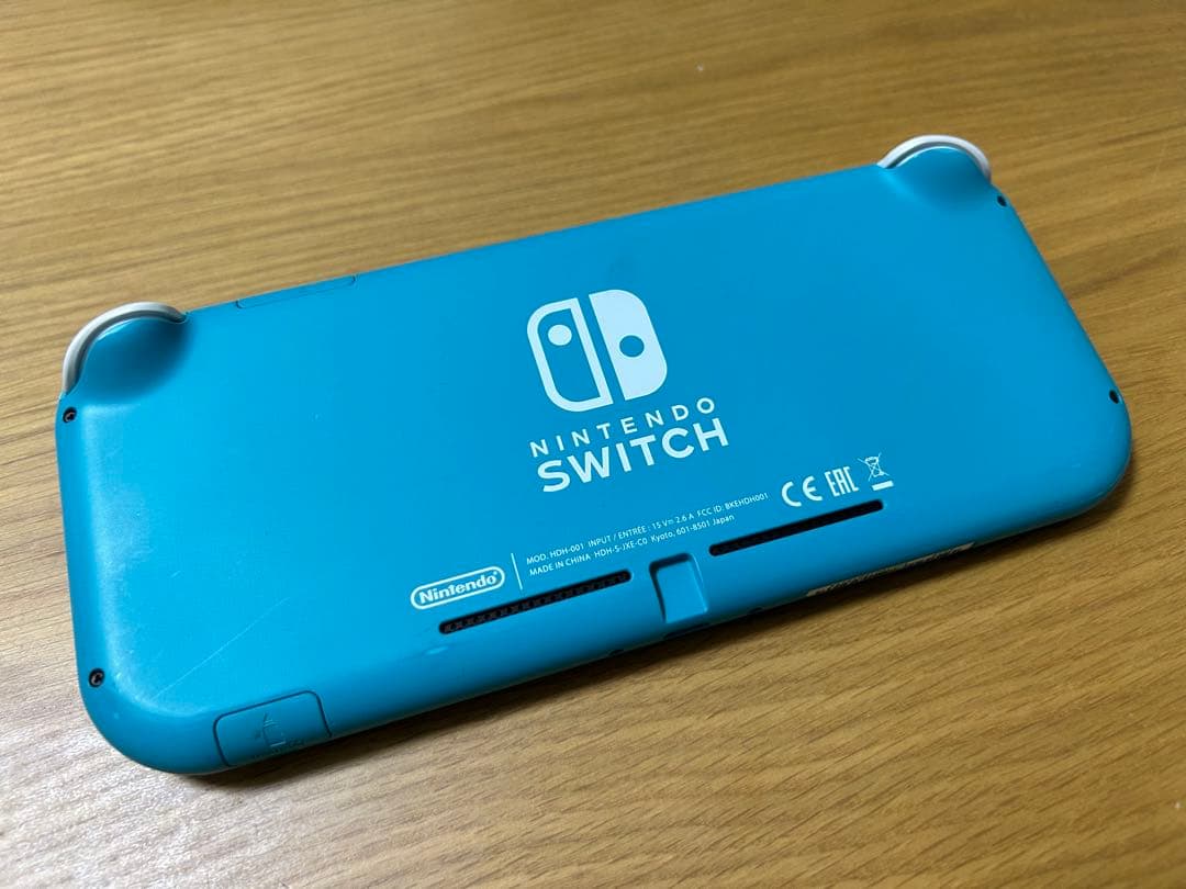 Switch Lite ターコイズ　箱+充電器+ケース付き