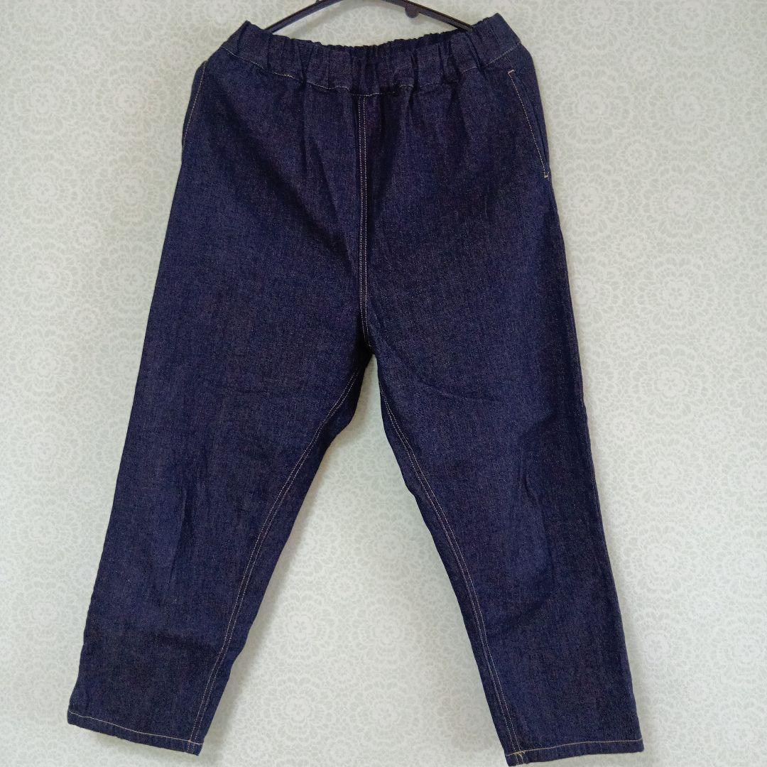NARU　8ozムラデニムパンツ テーパードパンツ ワイドパンツ　75インディゴ