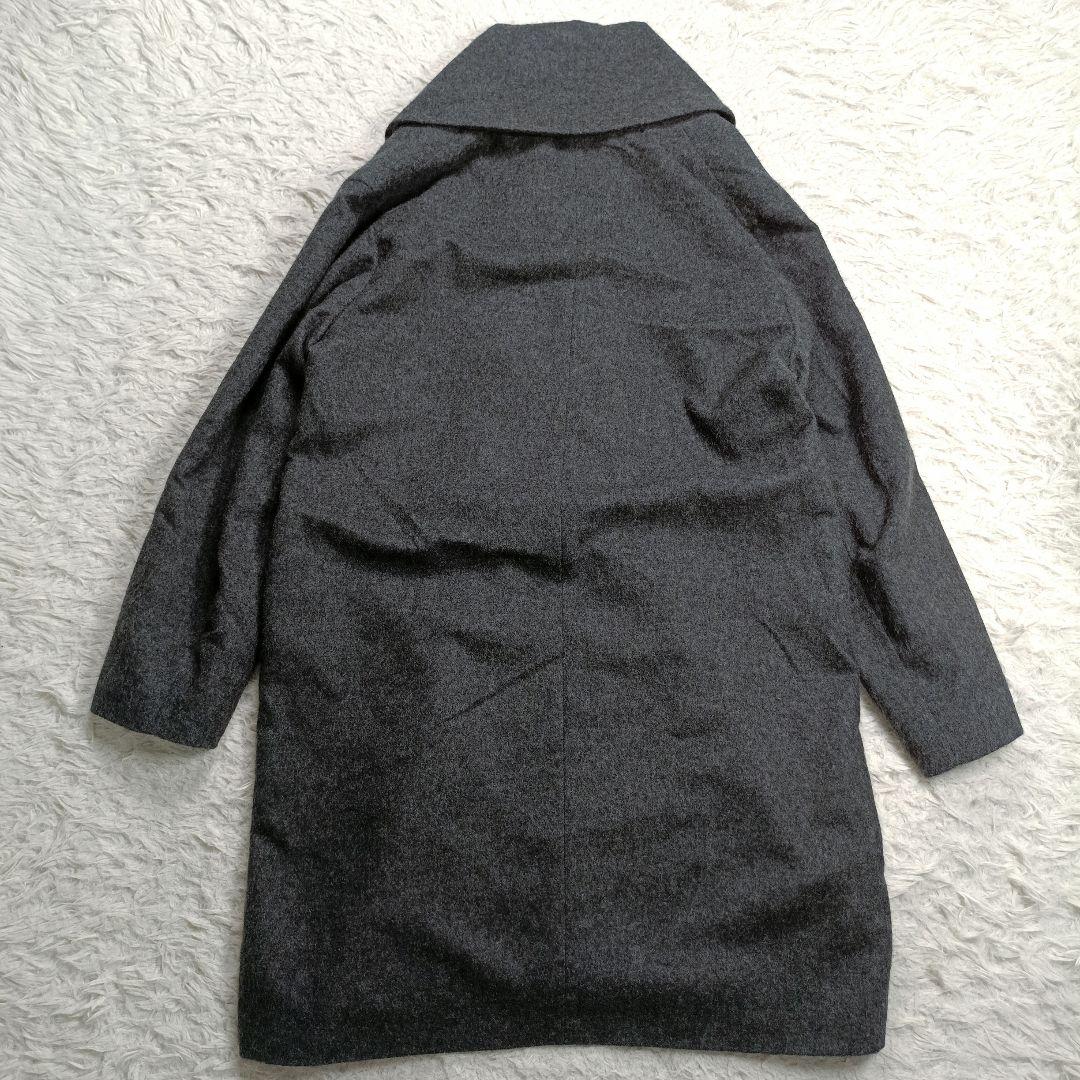 希少✨GOBI　最高級　モンゴル カシミヤコート　ロング　ショールカラー　グレー