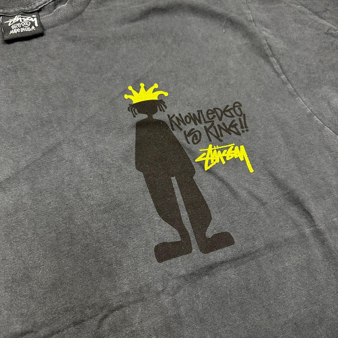 STUSSY KNOWLEDGE IS KING ステューシーTシャツ