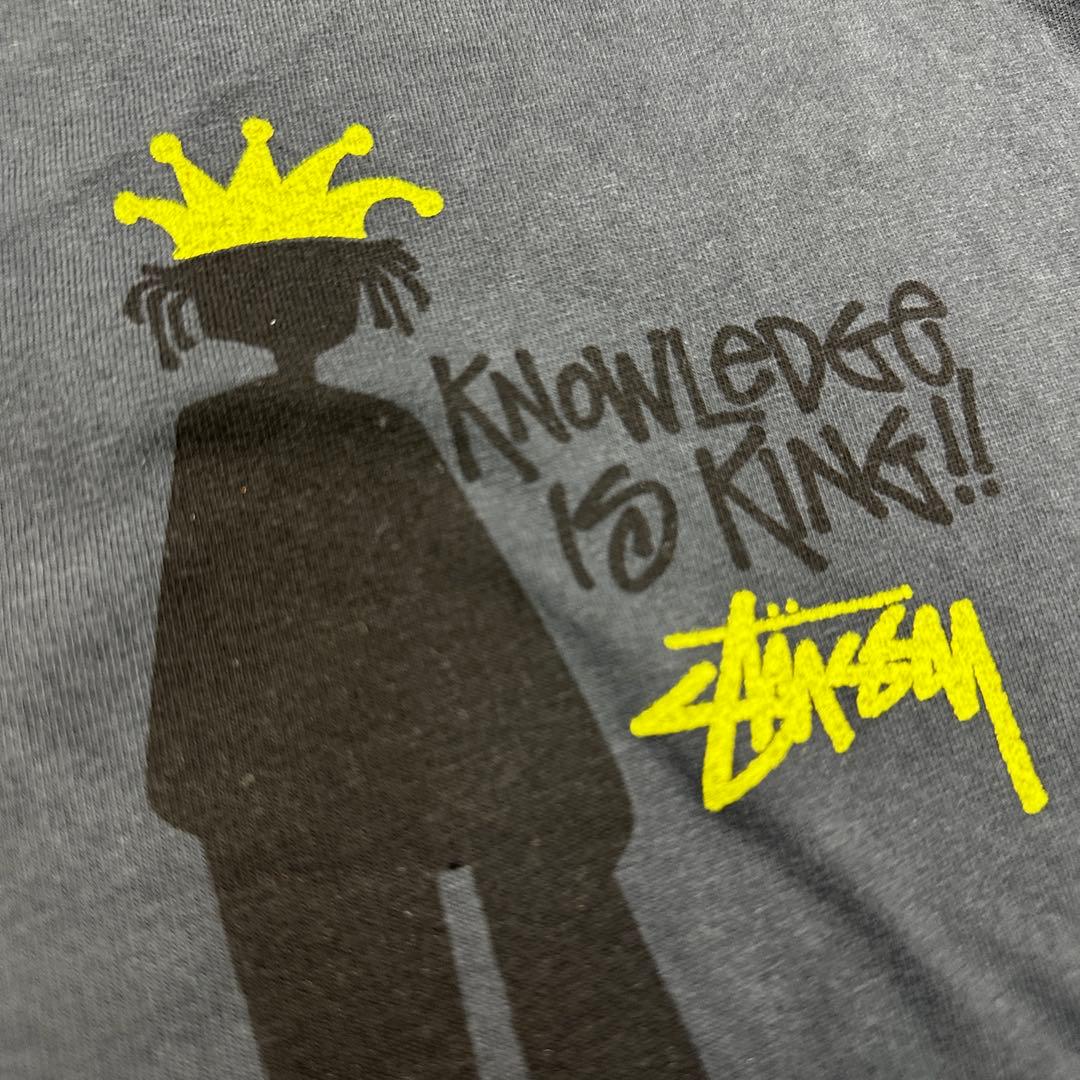 STUSSY KNOWLEDGE IS KING ステューシーTシャツ