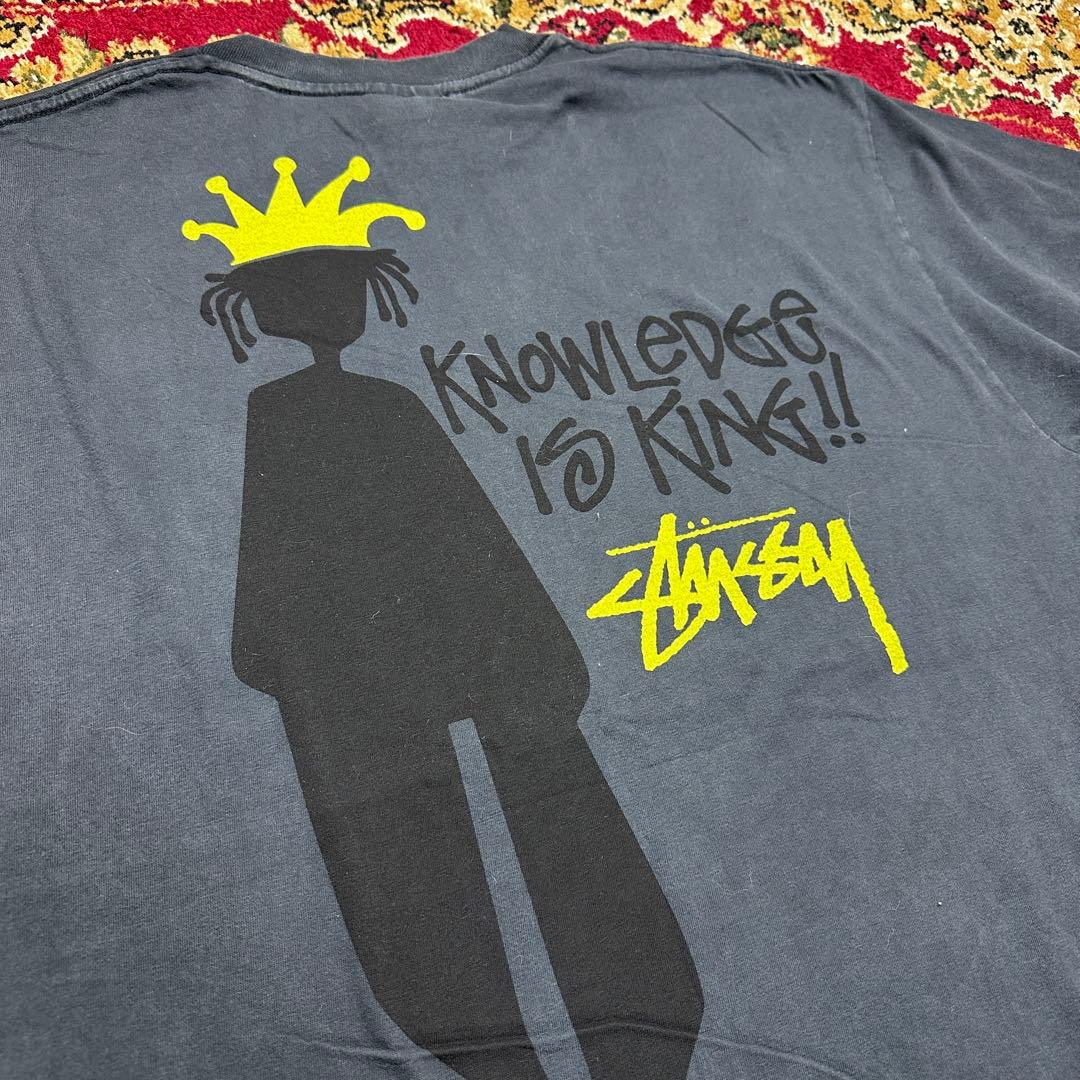 STUSSY KNOWLEDGE IS KING ステューシーTシャツ