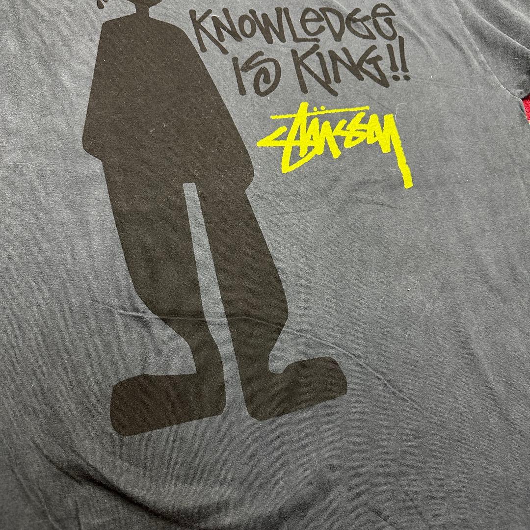 STUSSY KNOWLEDGE IS KING ステューシーTシャツ