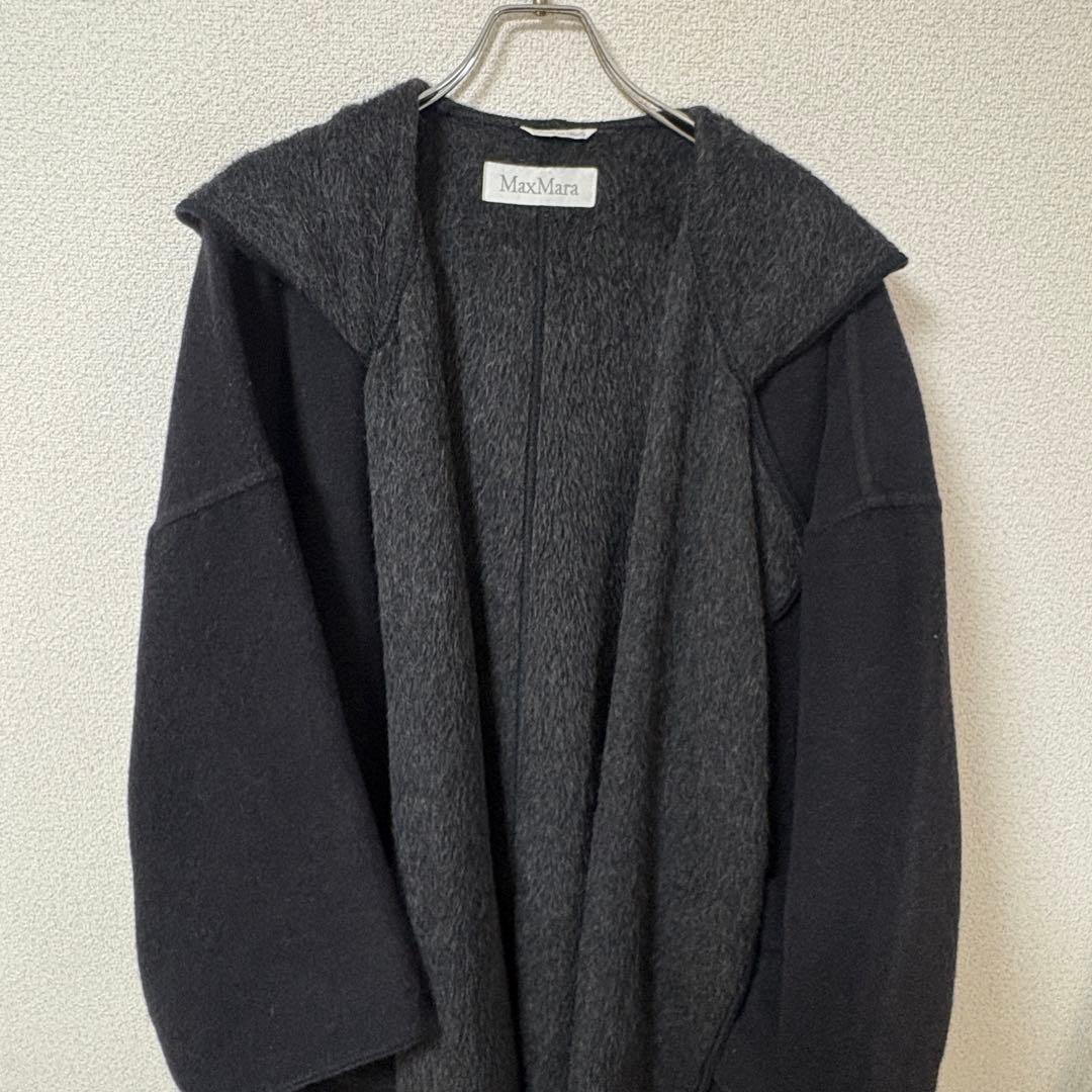 MaxMara マックスマーラ ローブコート フード付きガウン イタリア製