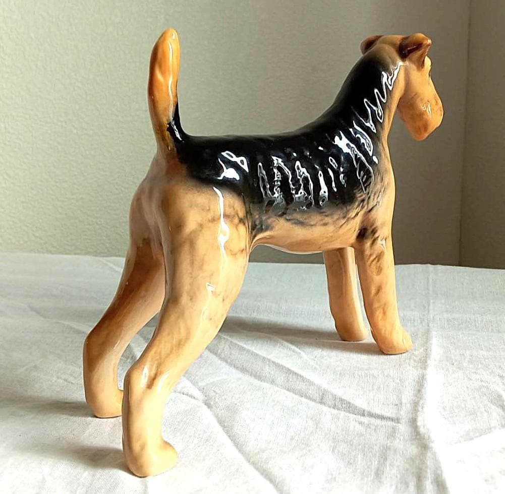 愛犬 家向き\"英国BESWICK製・フィギュリン／フォックステリア犬／約20cm