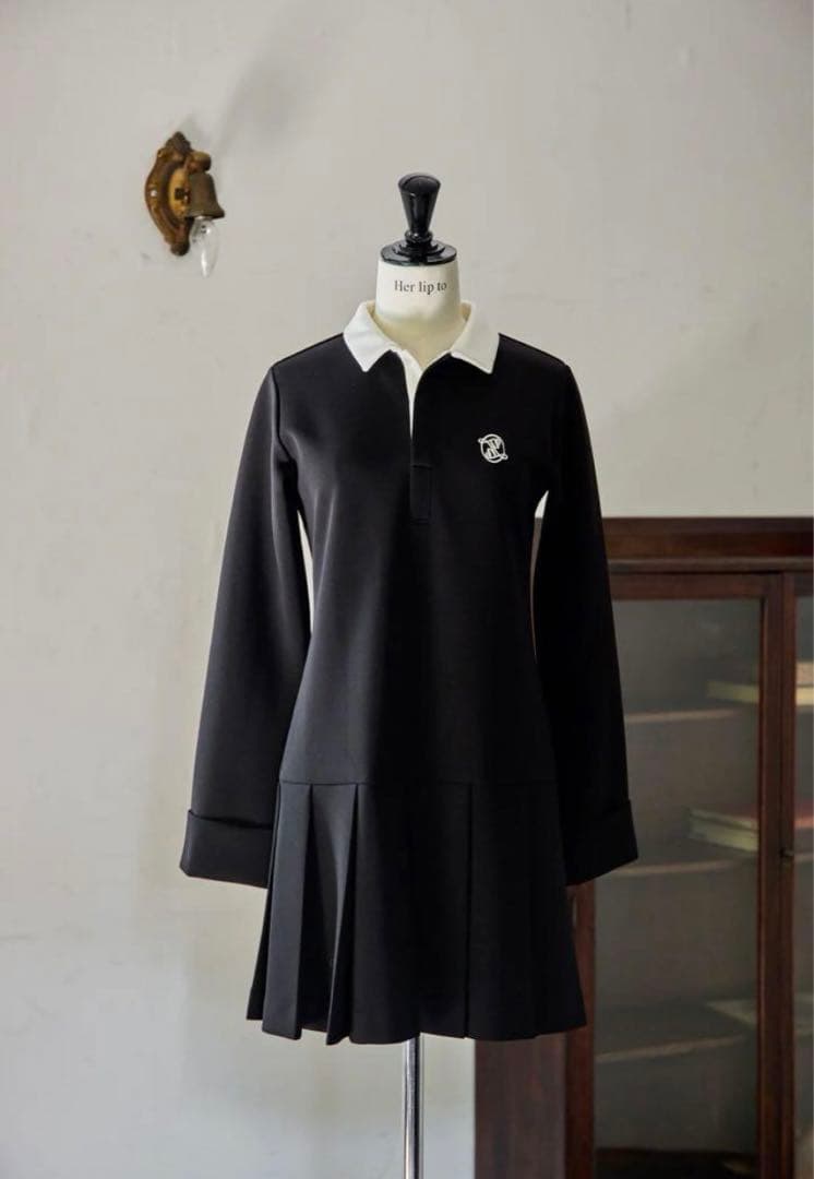 ワンピース Polo Pleated Mini Dress Herlipto